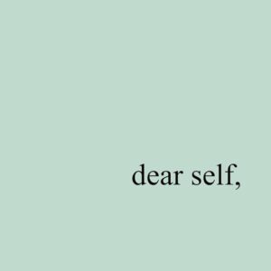 dear self front